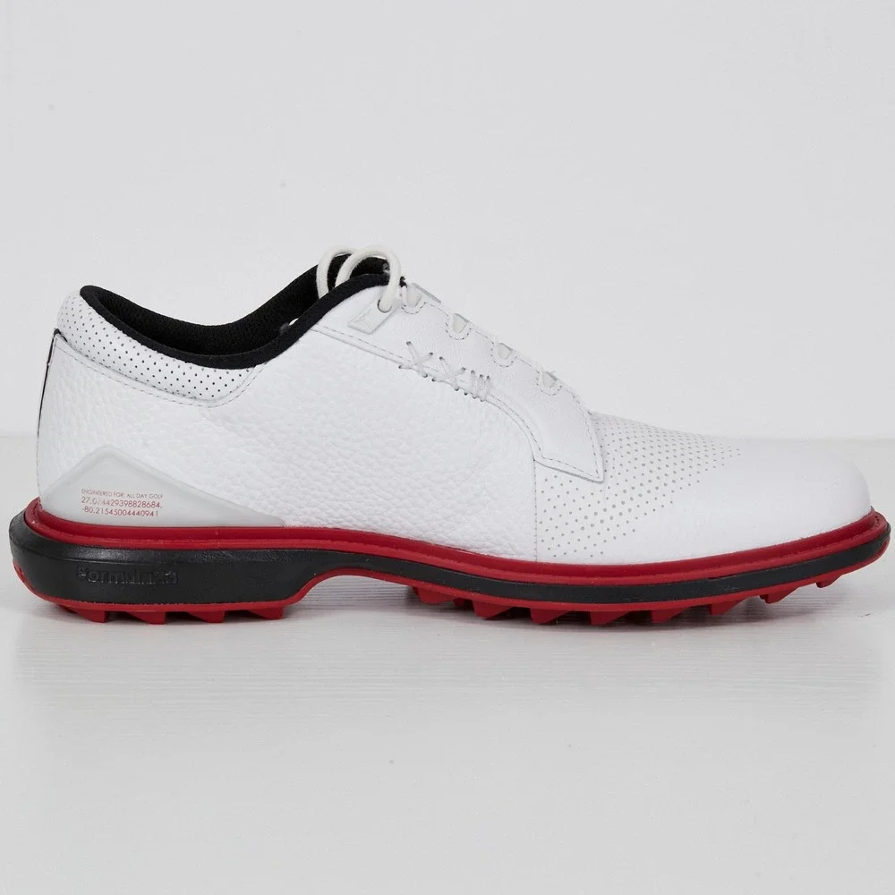 Nike Air Jordan ADG 5 Men's White-Red-Black Golf Shoes SZ: 8 FQ6642-103 NWOB